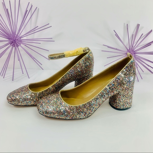 The Fix ,Margot /Multicolor Ankle Strap Block Heel - Picture 3 of 8